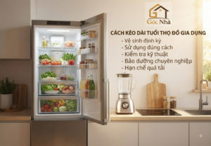 cách kéo dài tuổi thọ đồ gia dụng