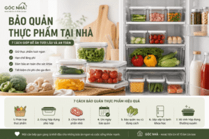 7 Cách Bảo Quản Thực Phẩm Tại Nhà Giúp Đồ Ăn Tươi Lâu